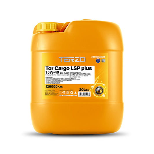 Tor Cargo LSP plus 10W-40 Fully Synthetic Commercial Diesel Engine Oil 4L/20L/208L
