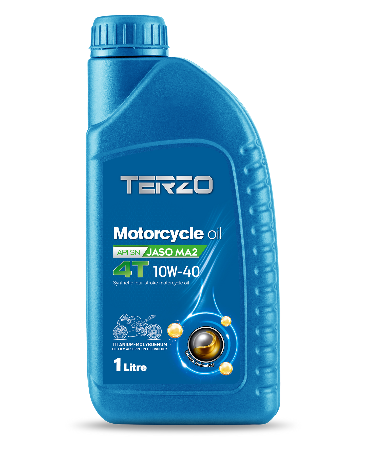 Oli motor 4T 10W40 oli motor sintetis empat tak 1L