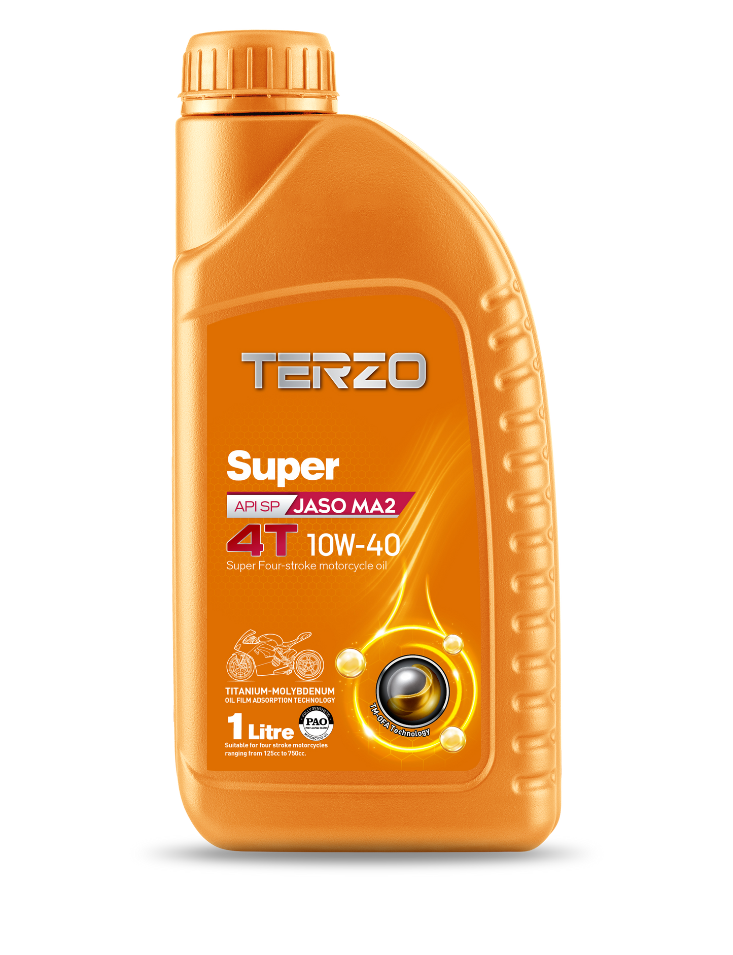 4T Super 10W40 четырехтактное мотоциклетное масло 1л