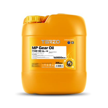 MP Gear Oil 75W-90 Полностью синтетическое коммерческое трансмиссионное масло 18 л/20 л