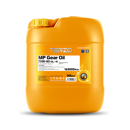 MP Gear Oil 75W-90 Полностью синтетическое коммерческое трансмиссионное масло 18 л/20 л