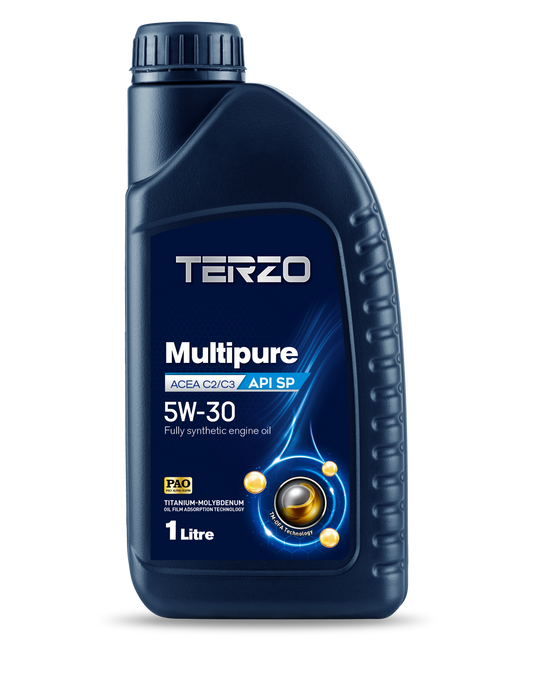 زيت محرك MULTIPURE 5W-30 C3 اصطناعي بالكامل 1 لتر/4 لتر/208 لتر