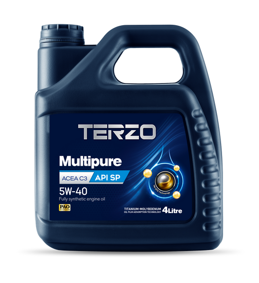 زيت محرك MULTIPURE 5W-40 C3 اصطناعي بالكامل 1 لتر/4 لتر/208 لتر