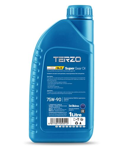 Super Gear Oil GL-5 75W90 Полностью синтетическое трансмиссионное масло 1л/20л